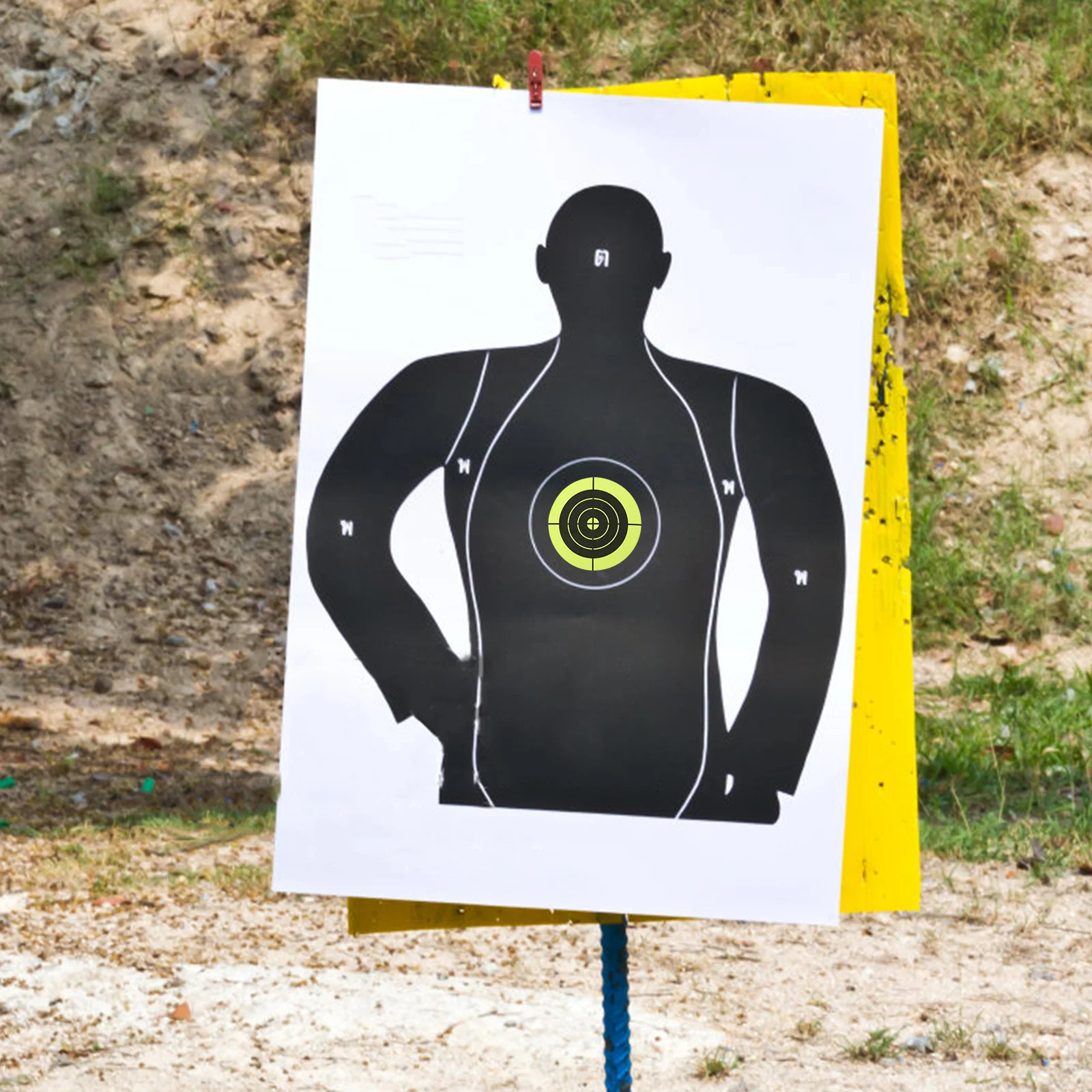 Paper Targets Shooting Red Tags Range Sport Stickers Practical Archery Creative Spot