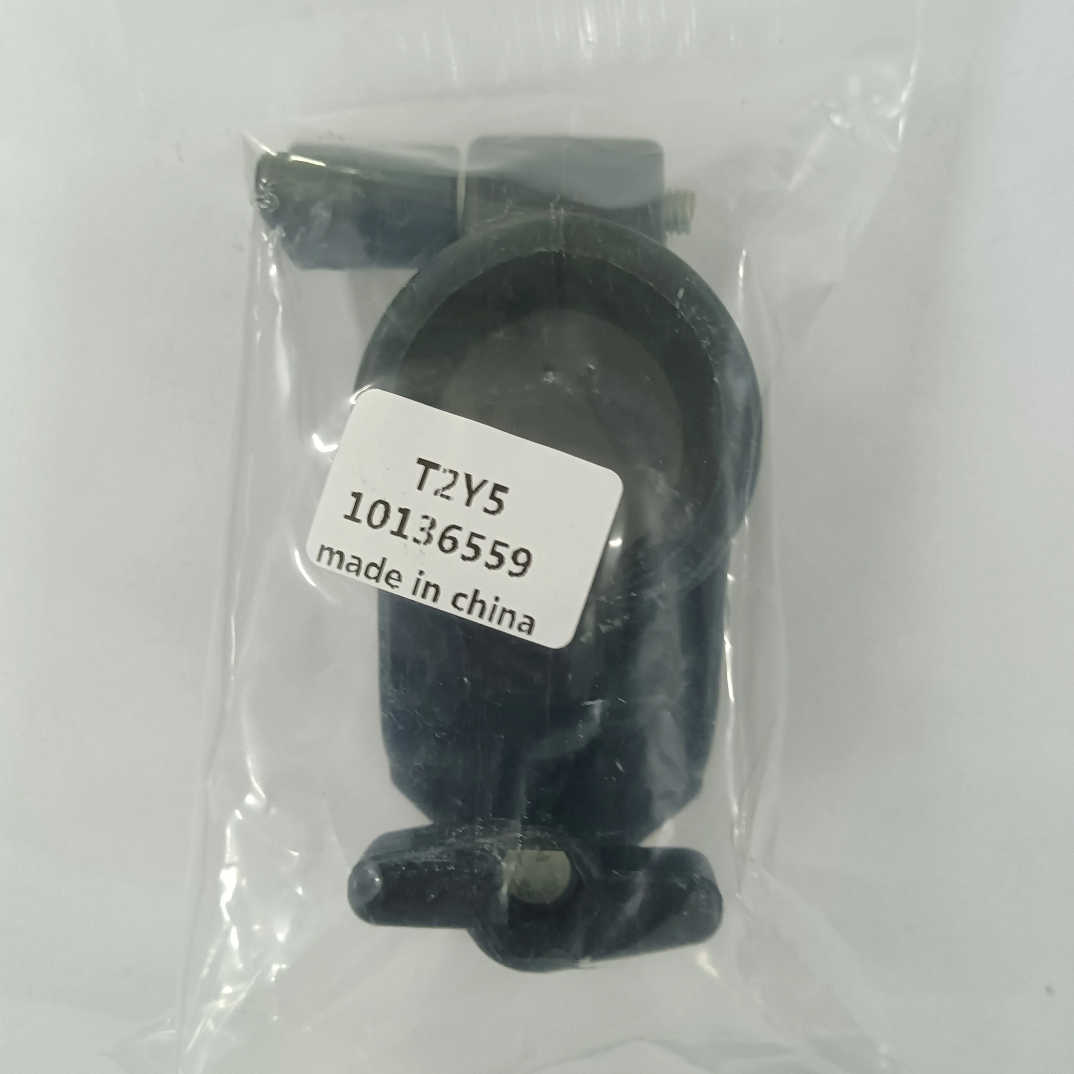 Yibuy Black Electronic Drums Tubing Rack T Clamp Clip Bracket Mount 22mm Piezo Trigger Foam Cone