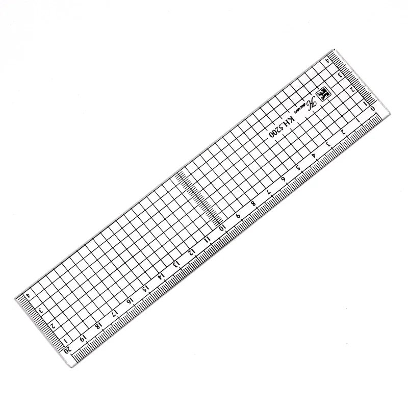 Ruler Board 20 30 50cm Students Writing Desk Pad PVC Grid Sewing Cutting Mats Drawing Clipboard Measuring Supplies
