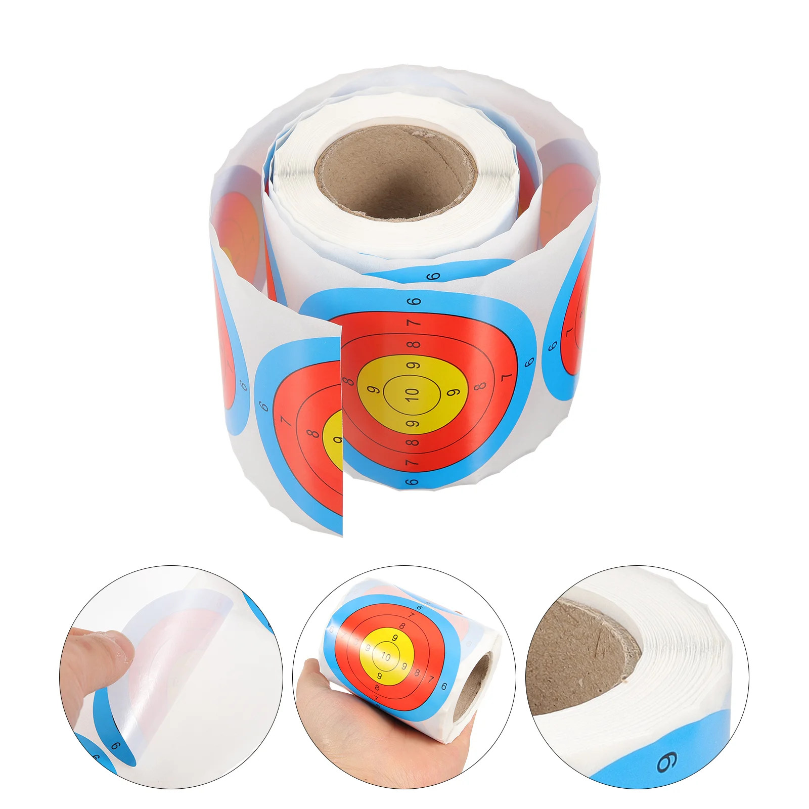 Paper Targets Shooting Red Tags Range Sport Stickers Practical Archery Creative Spot