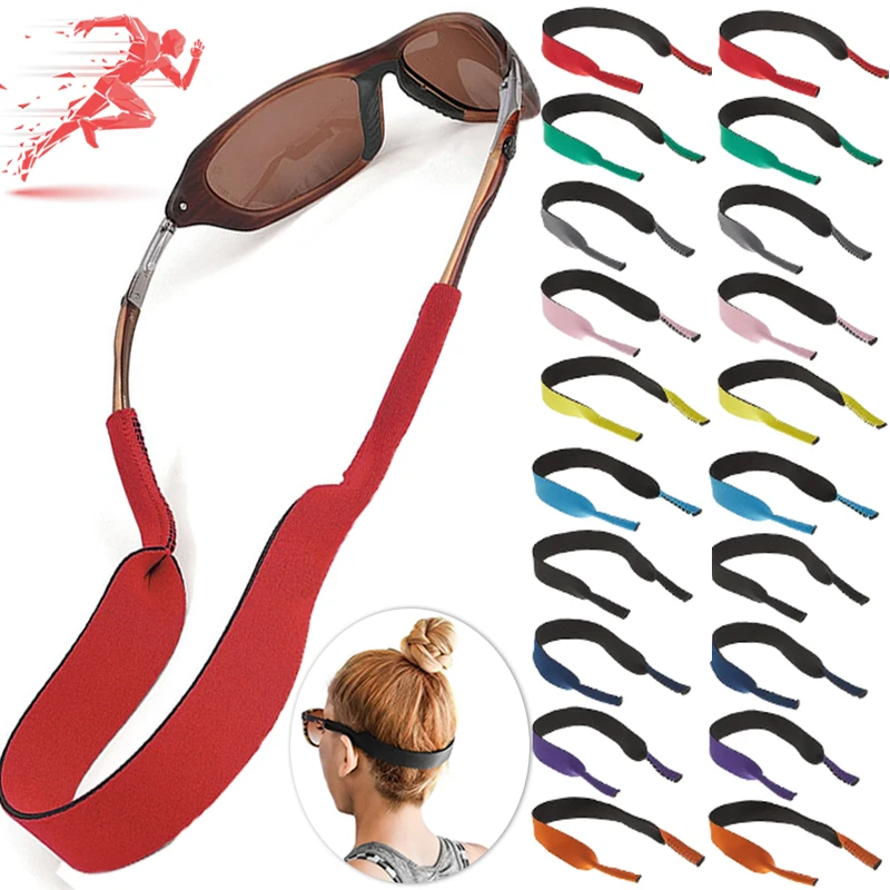Floating Sunglasses Straps Eyewear Retainer Soft Eyewear Holder Neoprene Eyeglass Strap for Sports Outdoors Water Activities
