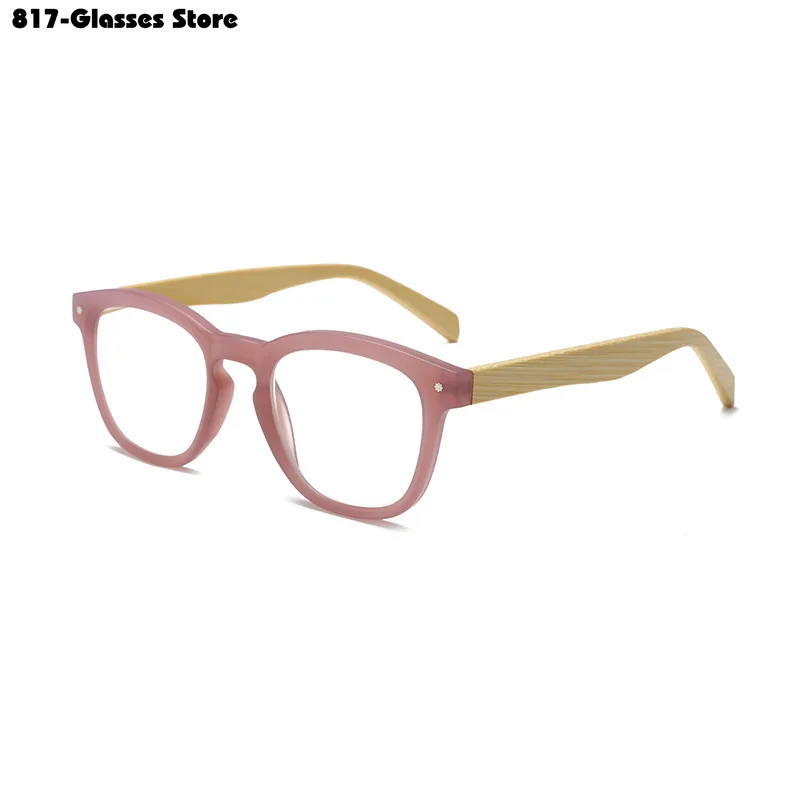 Reading Glasses for Women Bamboo Eyeglass Frame Presbyopic Glasses +1.0 To + 4.0