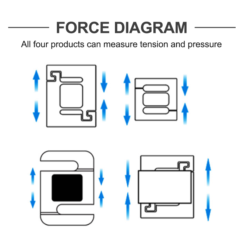 TAS2 Mini Stype Tension S Type Load Cell Sensor Stainless Steel Weighing Sensor Pull Pressure Tension Force Sensor