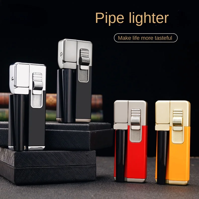 2023 New Zhongbang Multi-purpose Gas Lighter Inflatable Metal Personality Creative Bucket Light Folding