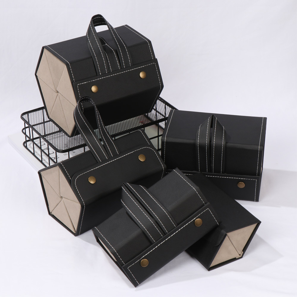 2/3/4/5/6 Multi-slot Portable Glasses Organizer New Eyeglasses Storage Display Travel Folding Sunglasses PU Leather Case