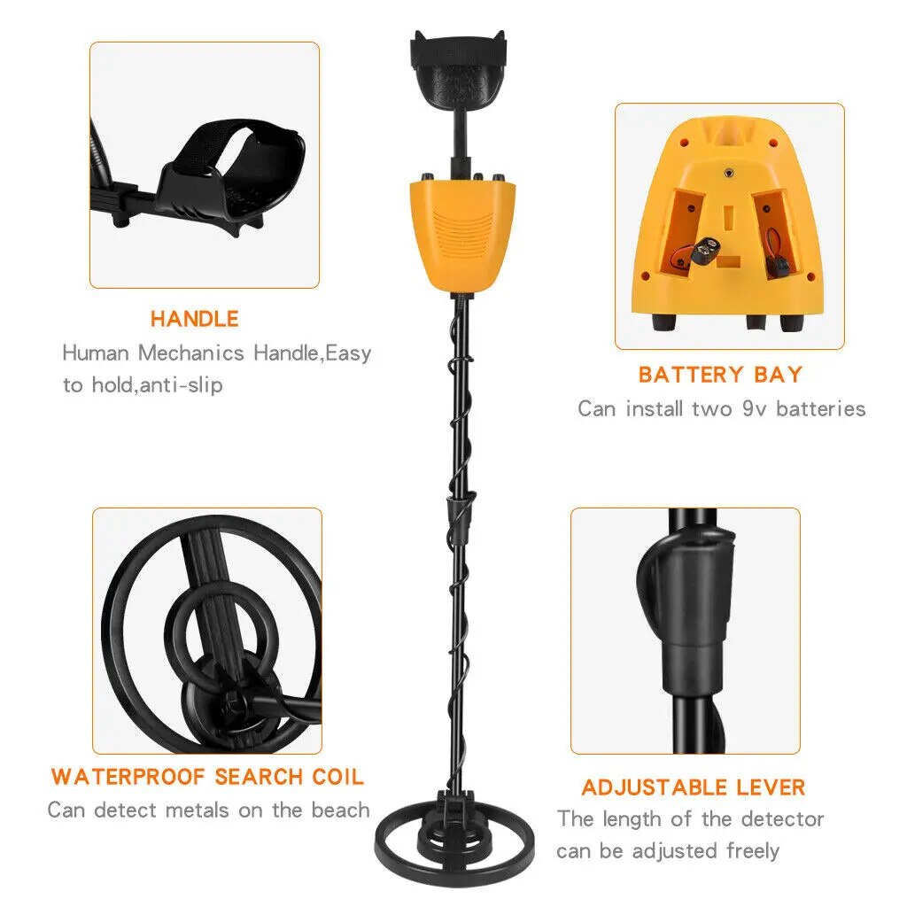 Underground Metal Detector Metal Finder MD-5090 Pinpointer Gold Treasure Hunter Tracker Digger Electronic Measuring Instruments