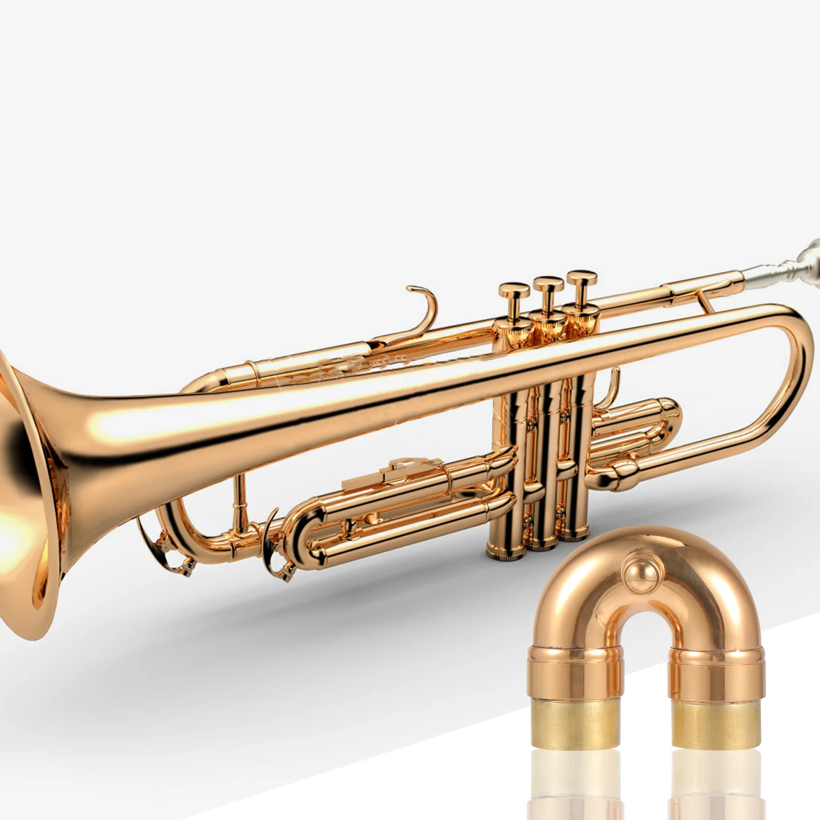 Replace Trumpet Muffler Accessories Saxophone Elbow Bend Neck Brass Musical Instrument Part