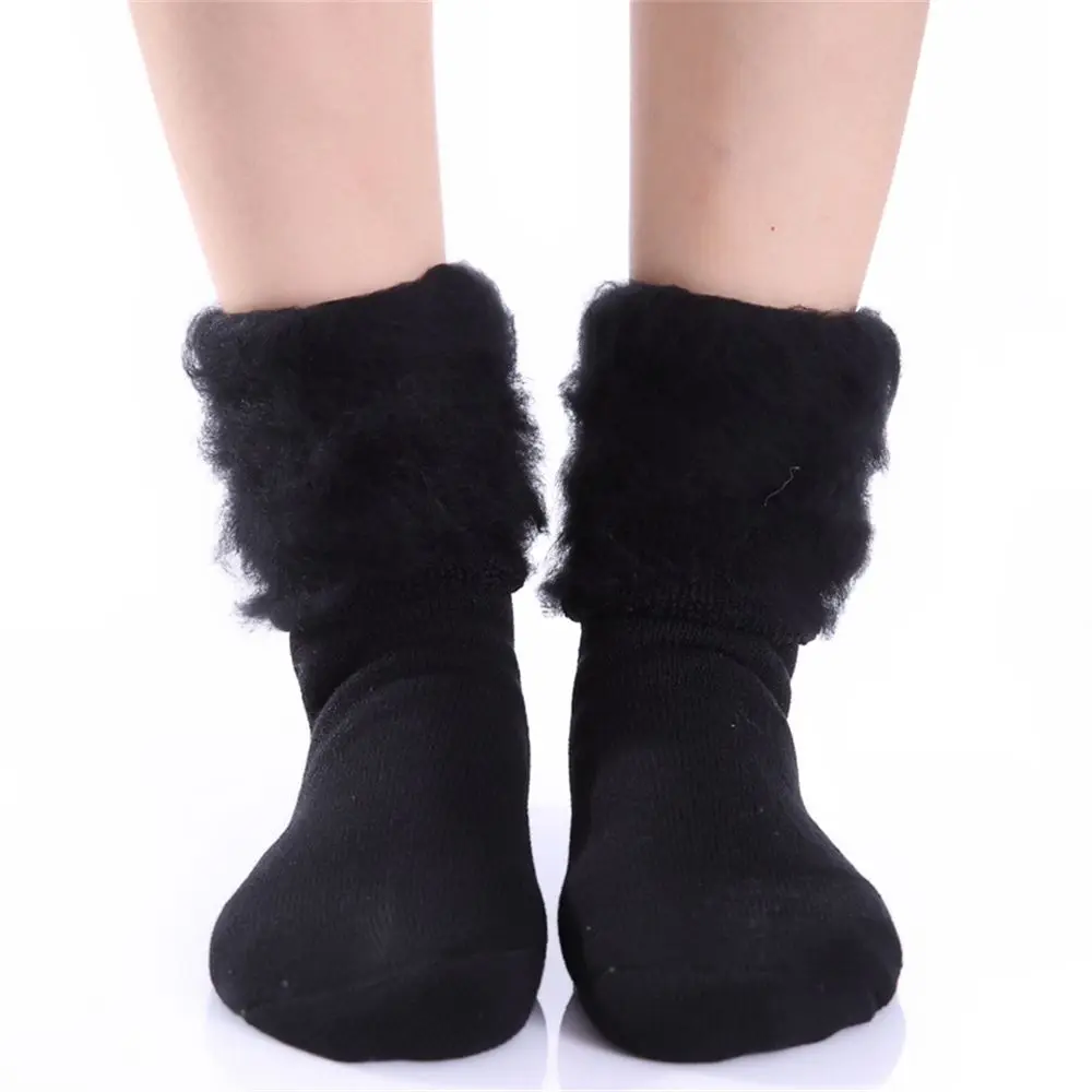 Mens Womens Extra Thick Fleece Brushed Thermal Socks Soft Warm Winter Stocking