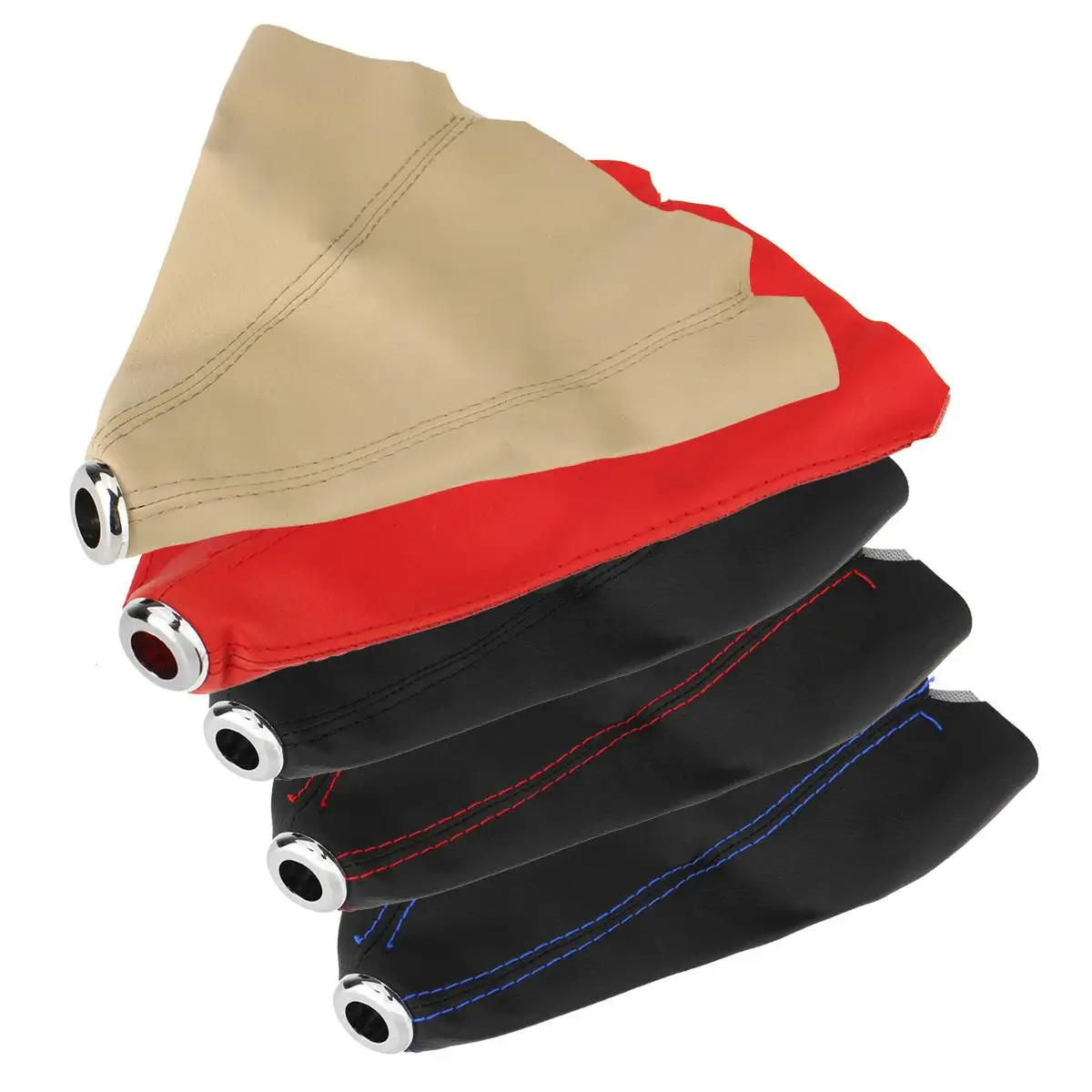 Universal mm Gear Shift Collar PU Leather Gaiter Boot Cover For Car Auto Manual 5
