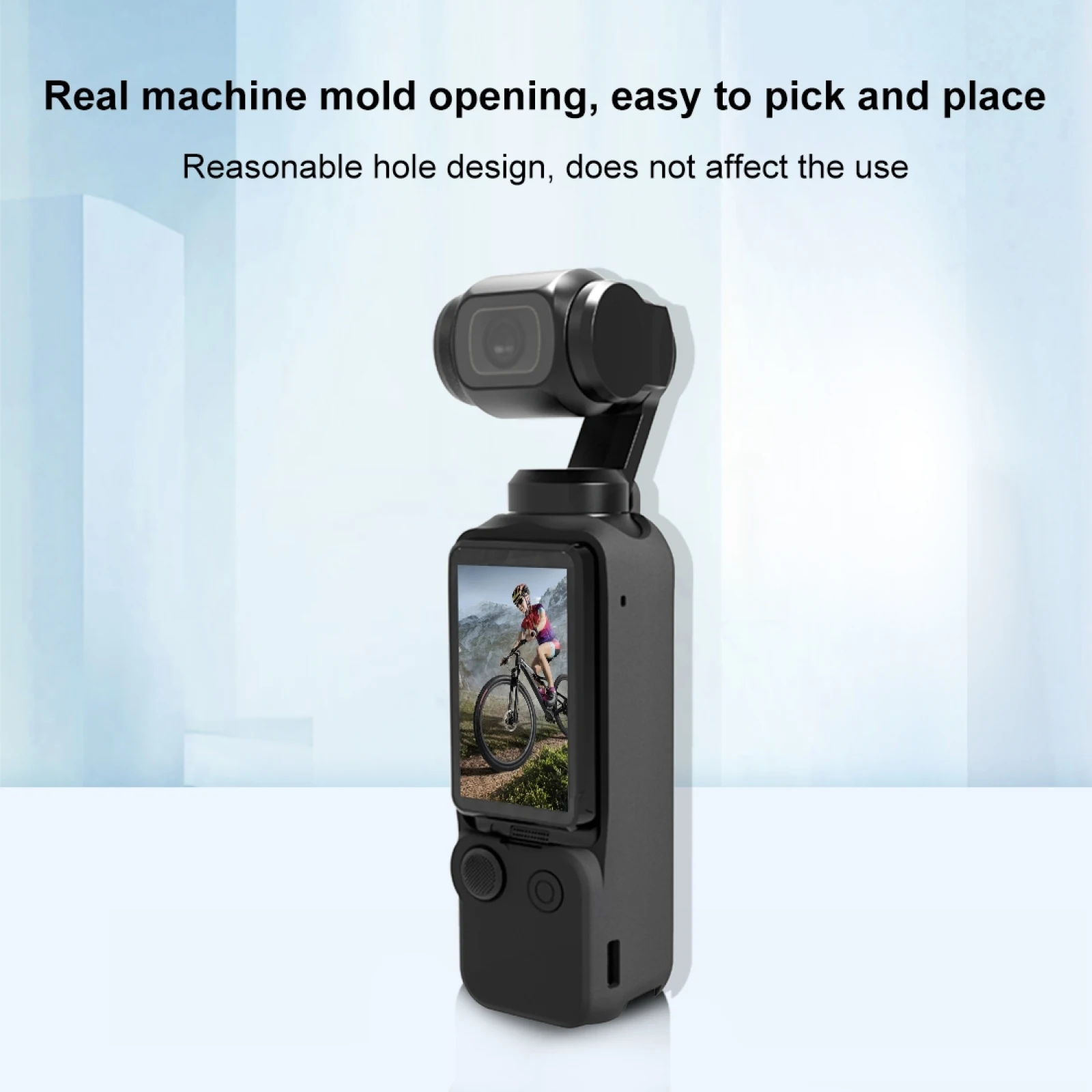 PULUZ 3 in 1 Silicone Cover Case Set For DJI OSMO Pocket 3 Vlog Camera Accessories