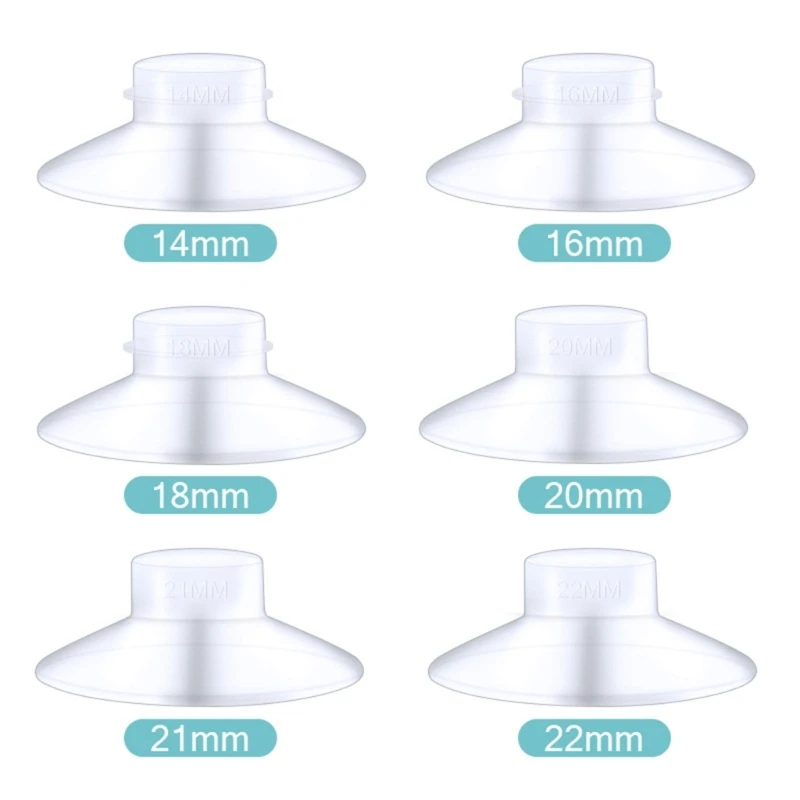 Universal Breast Flange Converter Easily Change Size 24mm to 14/16/18/19/20/21/22mm for Efficient Milk Expression