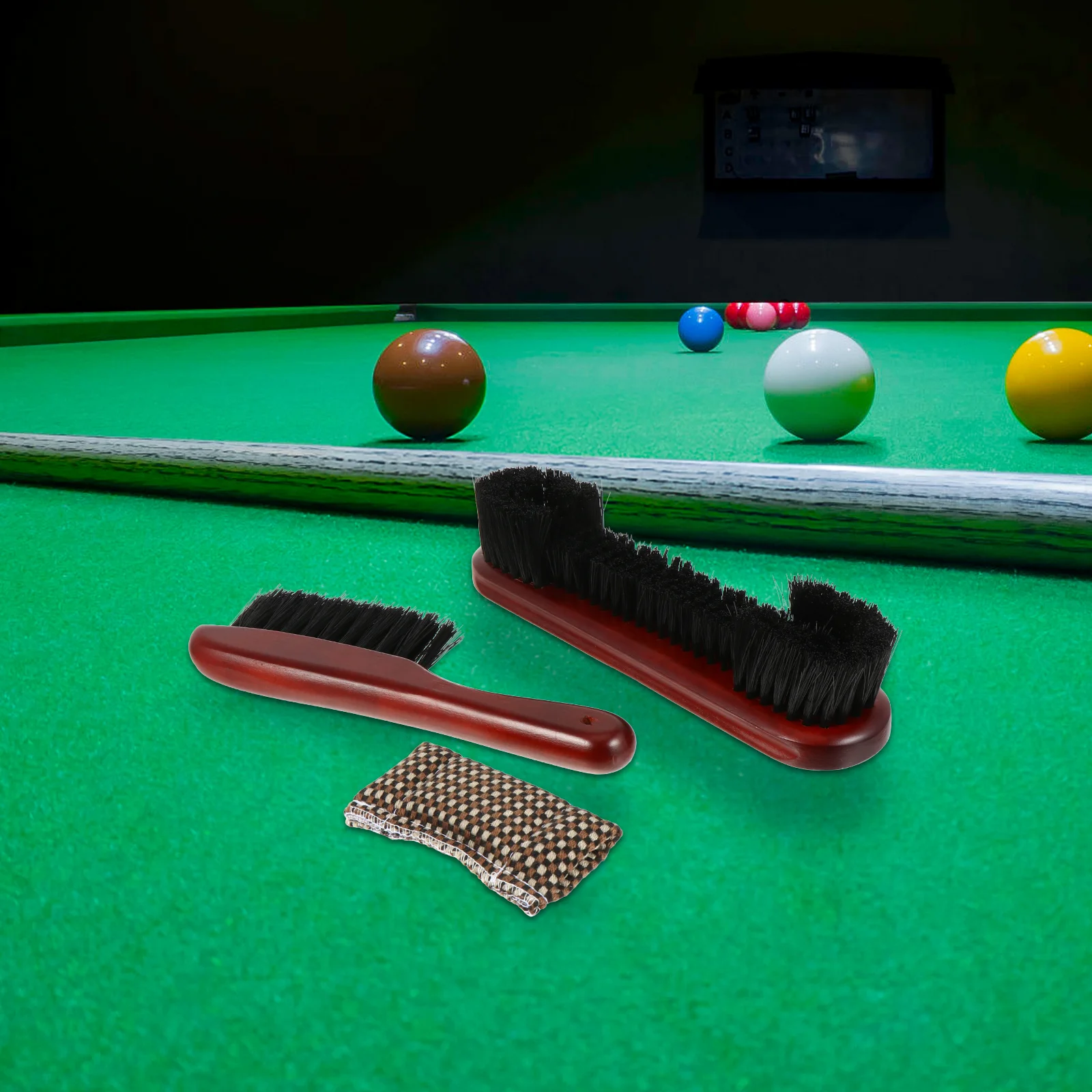 1 Set of Billiard Cues Cleaning Cloth Billiard Table Cleaning for Home