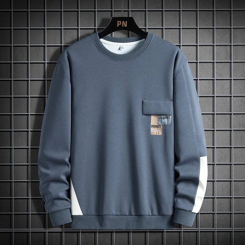 Men Big Size Loose Sweater Long Sleeve Sweatshirt Hoodie Sudaderas Hombre Sports Sweater Camiseta Hombre Oversize Men Clothing