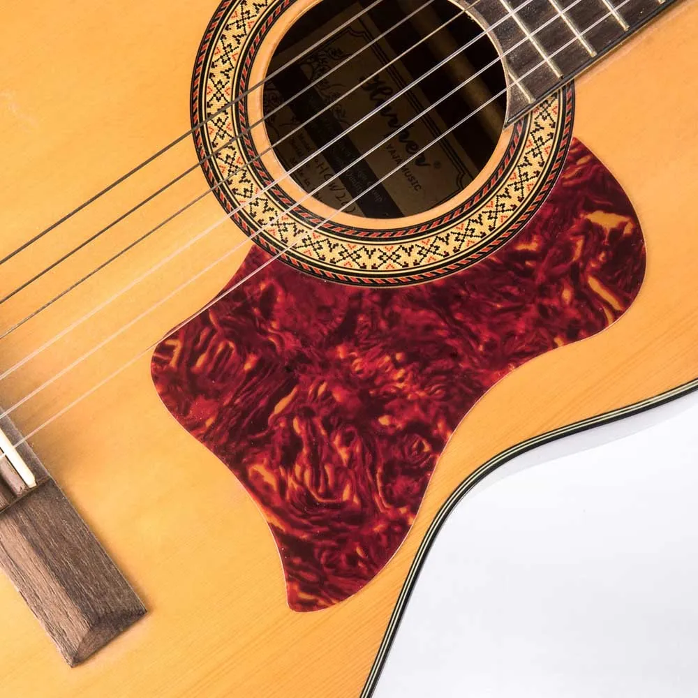 Acoustic Guitar Pickguard Scratch Plate Self Adhesive Pick Guard Sticker Folk Acoustic Guitar Pickguard Accessories