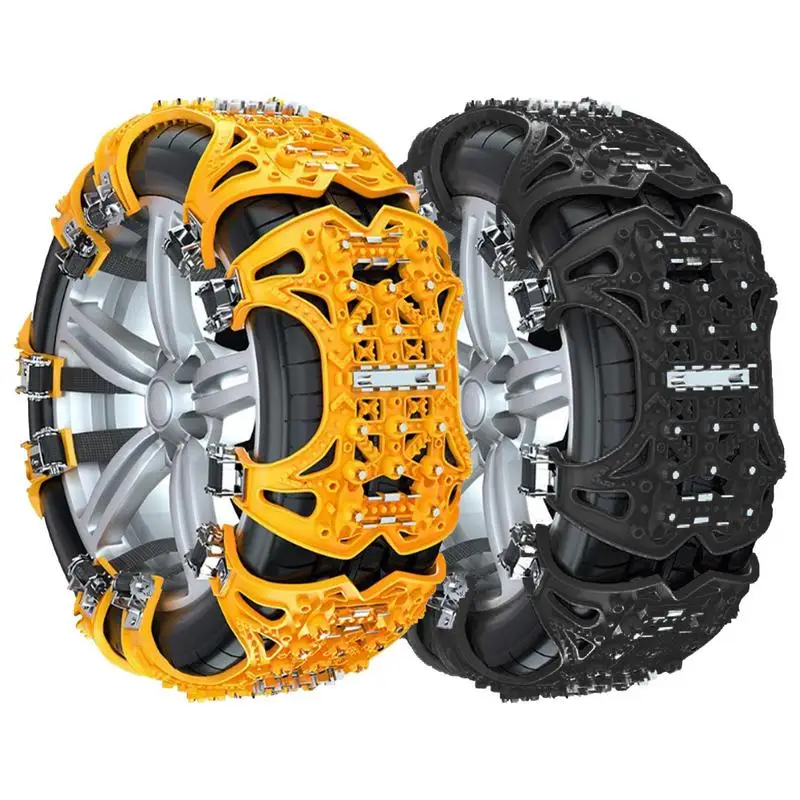 Car Tire Chain Anti Skid Snow Chains Car Winter Tire Wheels Chains Winter Outdoor Snow Tire Emergency Tire Crawler For Vehicles