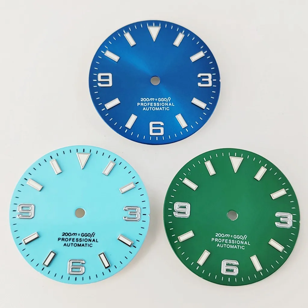 Sterile 29mm Watch Dial Luminous Black For NH35 NH36 ETA 2824 2836 Miyota 8215 8205 821A DG2813 3804 Movement Accessory Parts