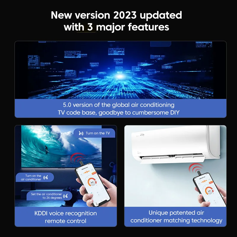 2023 New Smartphone IR Mini Adapter Smart Infrared Remote Control Type C IR Blasters Phone APP Control for TV Air Conditioner