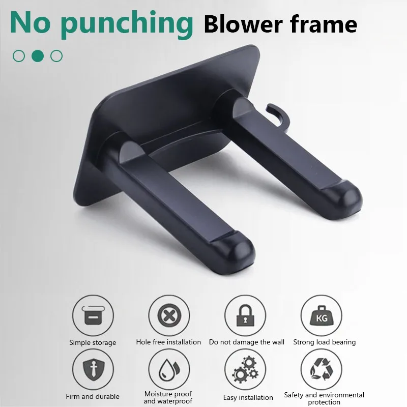 NEW Toilet Rack Free Punching Hair Dryer Rack Hair Dryer Storage Shelf Wall Hanging Bathroom Dryer Bracket