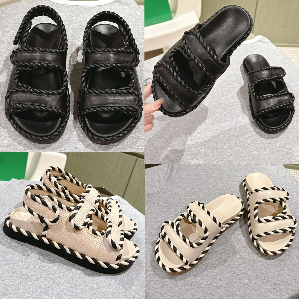 Jacks Flat Sandal soft lambskin sandals luxury sandals designer slides new women sandals Retro Sandals Summer Beach Sandal fashion slide Daily wear sandals 35 42