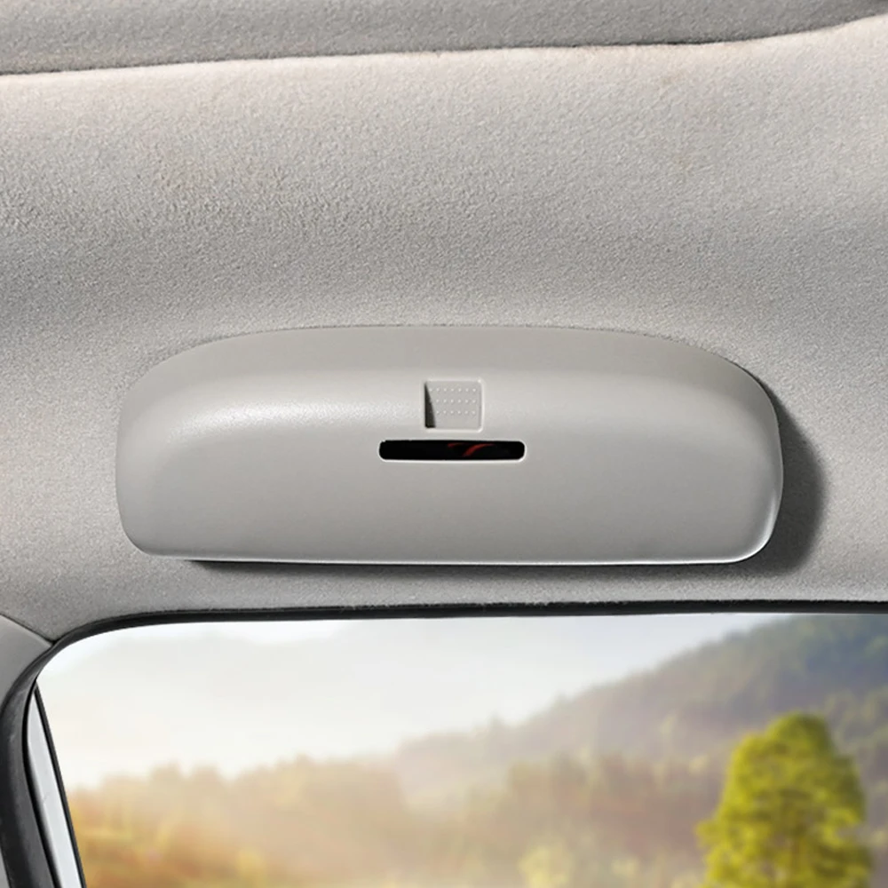 Car Sunglasses Case Glasses Holder for Jeep Compass 2017 - 2021 Renegade 2014 - 2021 Glasses Storage Box Accessories
