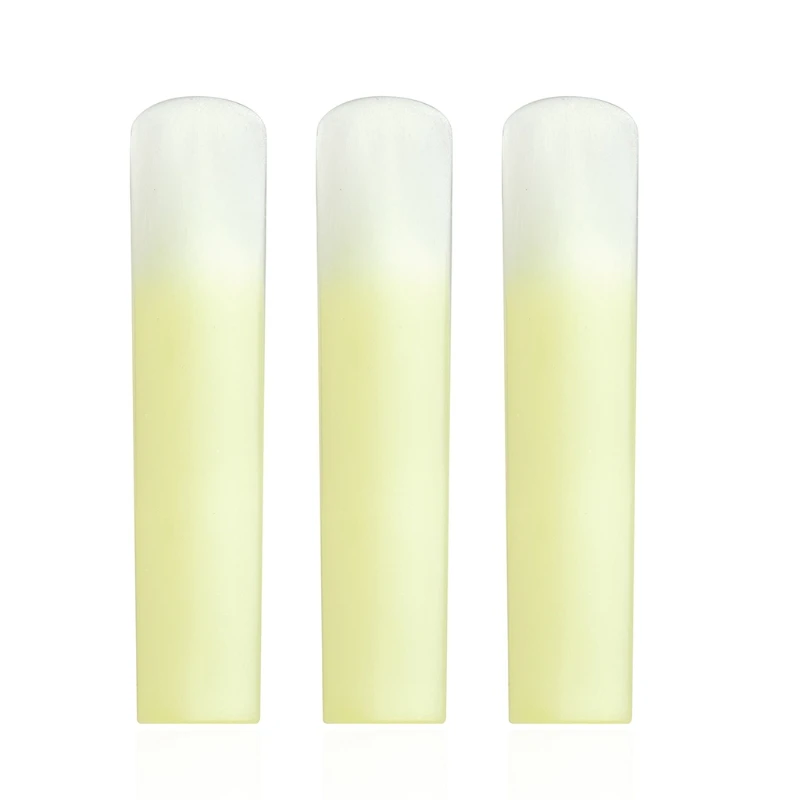 Resin Alto Saxophone Reeds with Individual Plastic for , Strength 1.5, 2, 2.