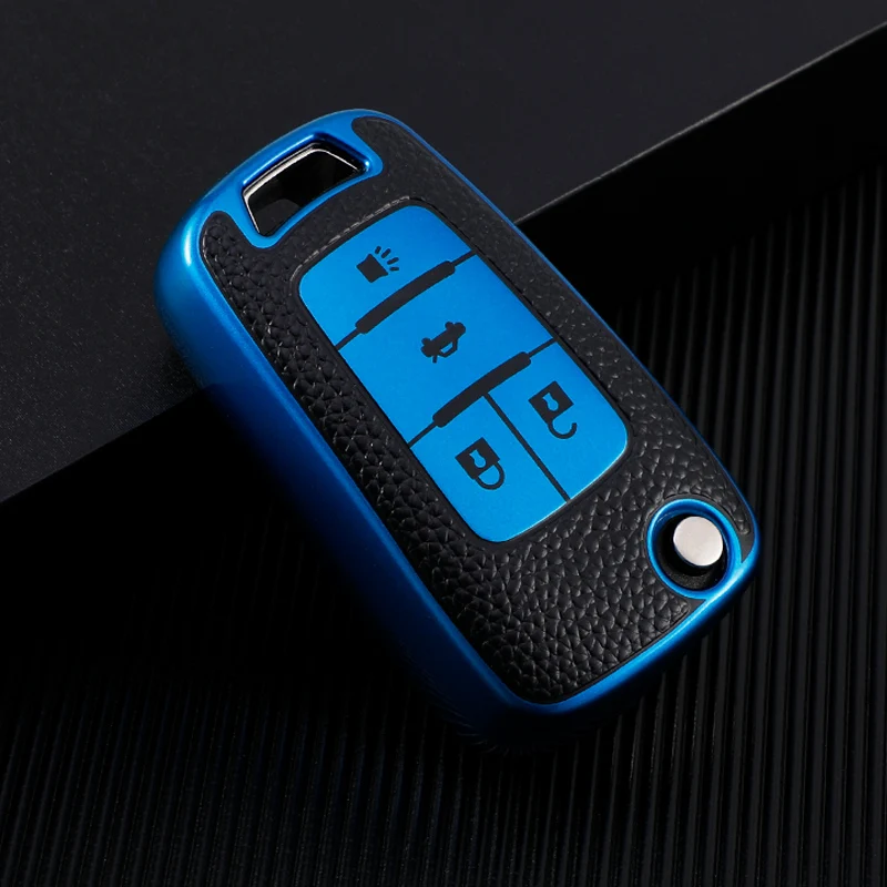 TPU Car Key Case for Chevrolet Cruze Trax Lova Malibu Buick Opel Astra Corsa ADAM S Antara Meriva Zafira Insignia GTC Accessory