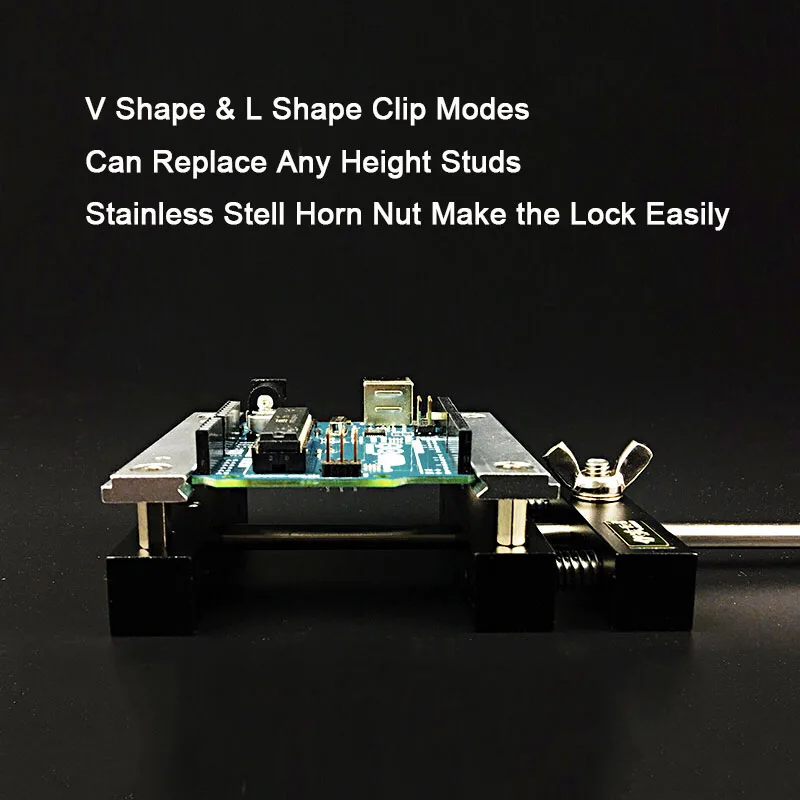 Manual assistance Metal PCB Holder Vise Motherboard Fixture Stand Clamp for Soldering Rework Repair Multi-tool Precision jig