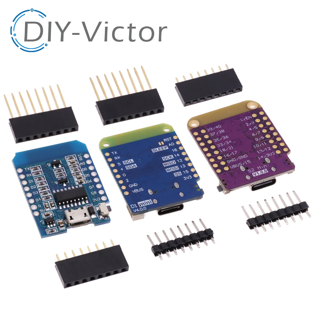 ESP32 ESP8266 ESP-12 ESP-12F CH340G CH340 S2 TYPE-C USB WeMos D1 Mini PRO V3.0.0 WIFI Development Board NodeMCU Lua IOT 3.3V