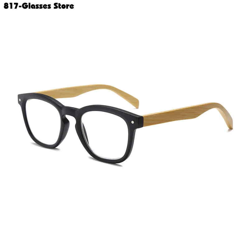 Reading Glasses for Women Bamboo Eyeglass Frame Presbyopic Glasses +1.0 To + 4.0
