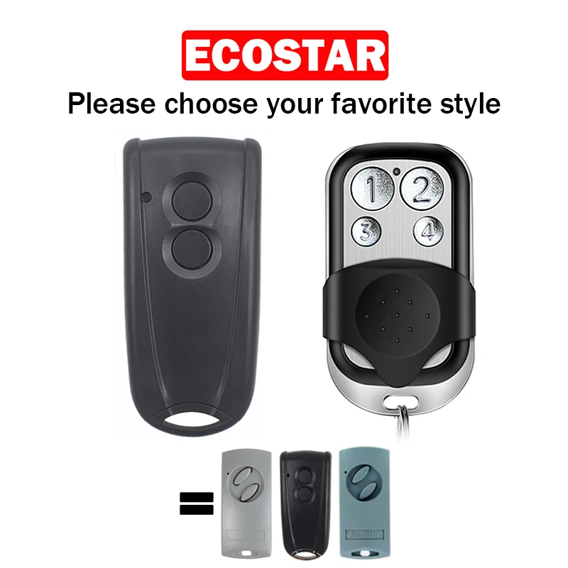 Compatible With HORMANN ECOSTAR RSE2 RSC2 RSC2-433 RSE2-433 Garage Door / Gate Remote Control 433MHz For Liftronic 500 700 800