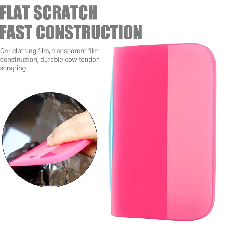 Car PPF Squeegee Kit 5 in 1 Anti-Scratch TPU Rubber Squeegee for Vinyl Wrap Tint Squeegee Water Blade Scraper Window Tint Tools