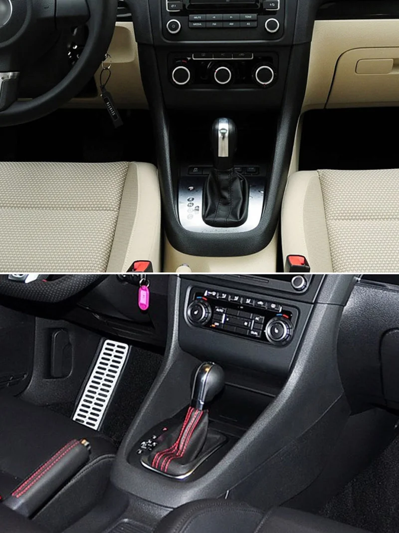 Center Console Frame Trim Shift Panel Cover For Volkswagen VW Golf 6 MK6 2008-2013 5K0863680