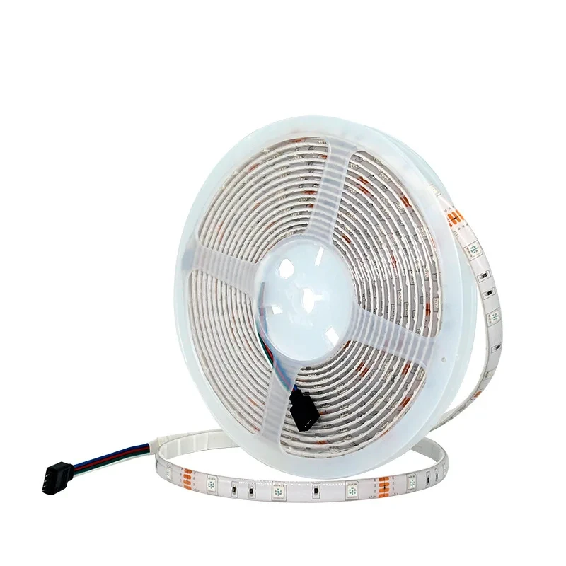 RGB LED Light Strip 5M 12V SMD5050 Waterproof Flexible LED Lamp Tape Diode For Living Room Bedroom Party Bar Decoration