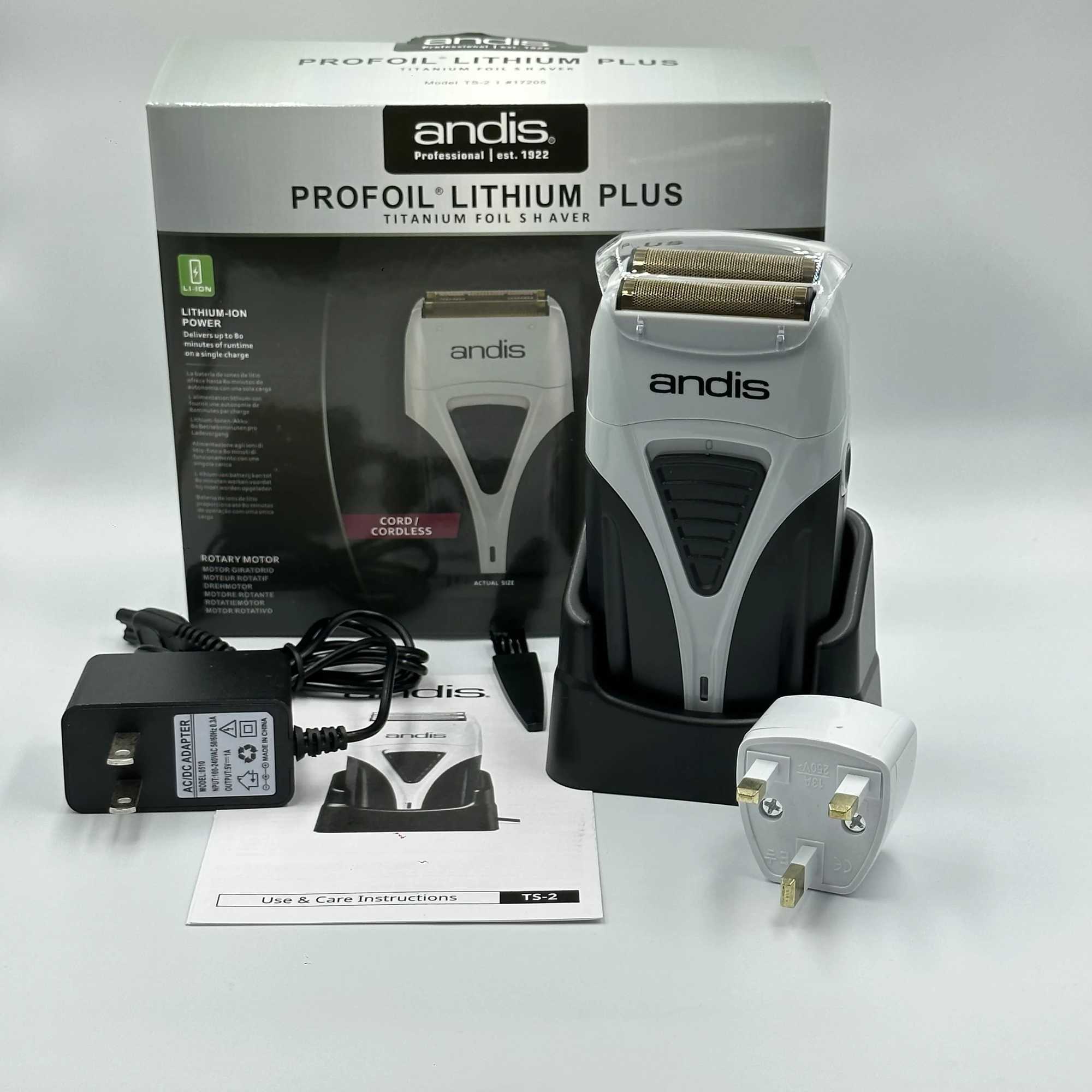 Razors Blades Original ANDIS Profoil Lithium Plus 17205 Barber Cleaning Mens Shaver Barber US Supplier Q241108