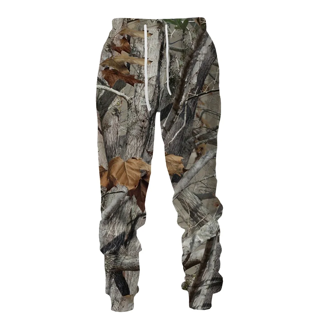 Winter Autumn Leaves Camouflage 3D Hoodies Women Man Tracksuit Outdoor Sportwear Men Clothing Suits Oversized Hoodie Pants Set