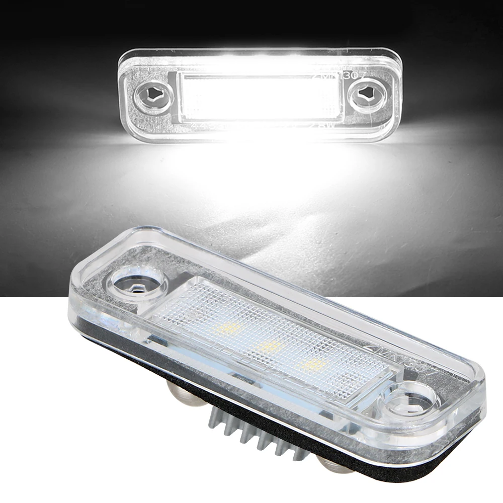 1 pair Signal Lamp Car Licence Plate Light Replacement Plug And Play 12V 2.8W For Mercedes-Benz W203 W211 C219 R171 CLS SLK