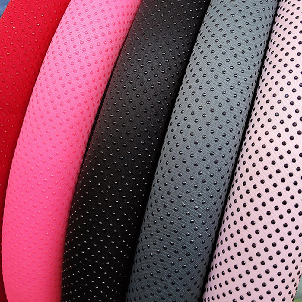 cm Car Decor Steering Wheel Cover Interior Parts Protector Replacement Universal Knitted fabric styling Anti Slip covers 5