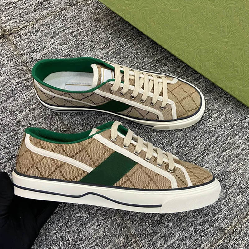 2024 Brand Designer Top Quality Tennis 1977 mens shoes canvas sneakers jacquard denim women shoe Ace Rubber Embroidered Vintage Luxury Casual Loafer