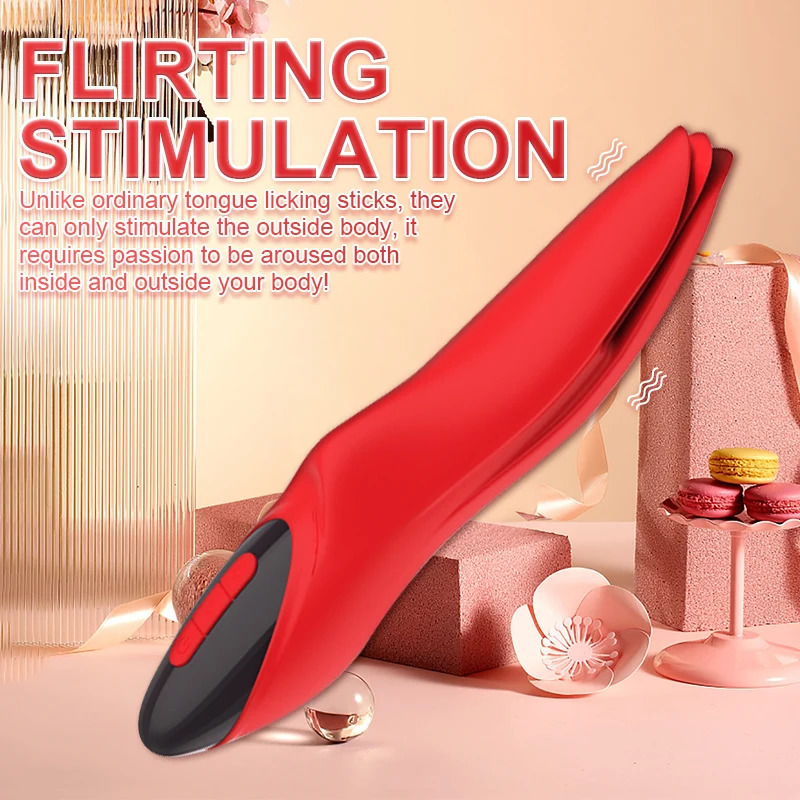Powerful Clitoris vibrator Nipple Clit suction cup stimulator oral cat licking oral sex tongue vibrator adult sex toy 240516