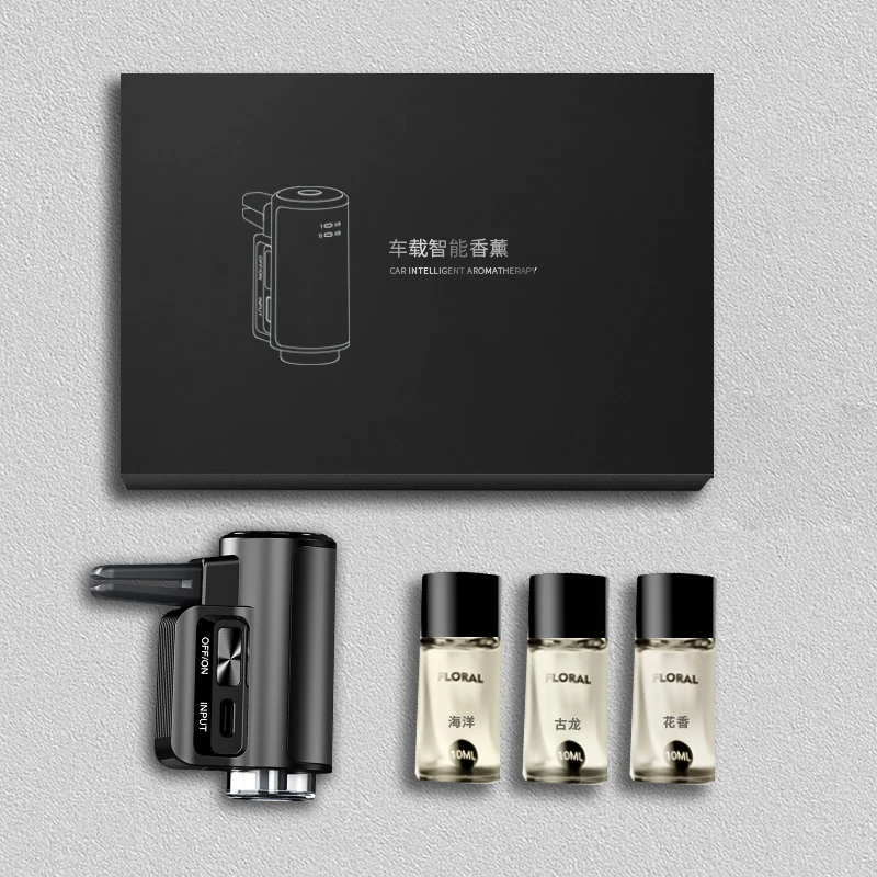 Auto Electric Air Diffuser Aroma Car Air Vent Humidifier Mist Aromatherapy Car Air Freshener Perfume Fragrance Car Accessories