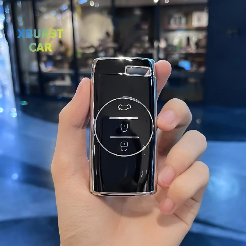 Auto Shell Fob for Chery Tiggo 7 Pro 8 Pro Exeed Tiggo 2 3x Arrizo 5 Pro Gx 5x EQ7 TPU Car Remote Key Case Cover Accessories