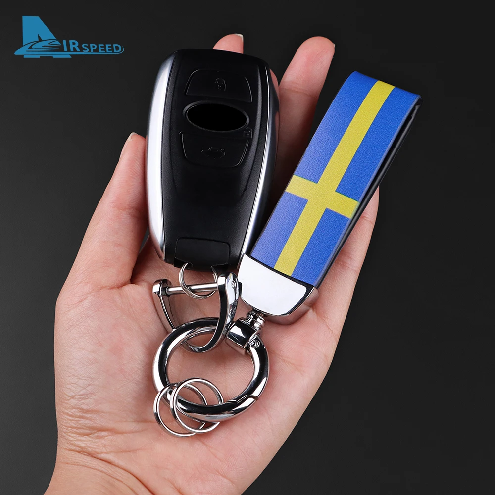Universal For BMW Volvo Key Fob Cover Car Switzerland Accessories Key Rings Keychain Keyring Auto Vehicle Key Chain Car Styling