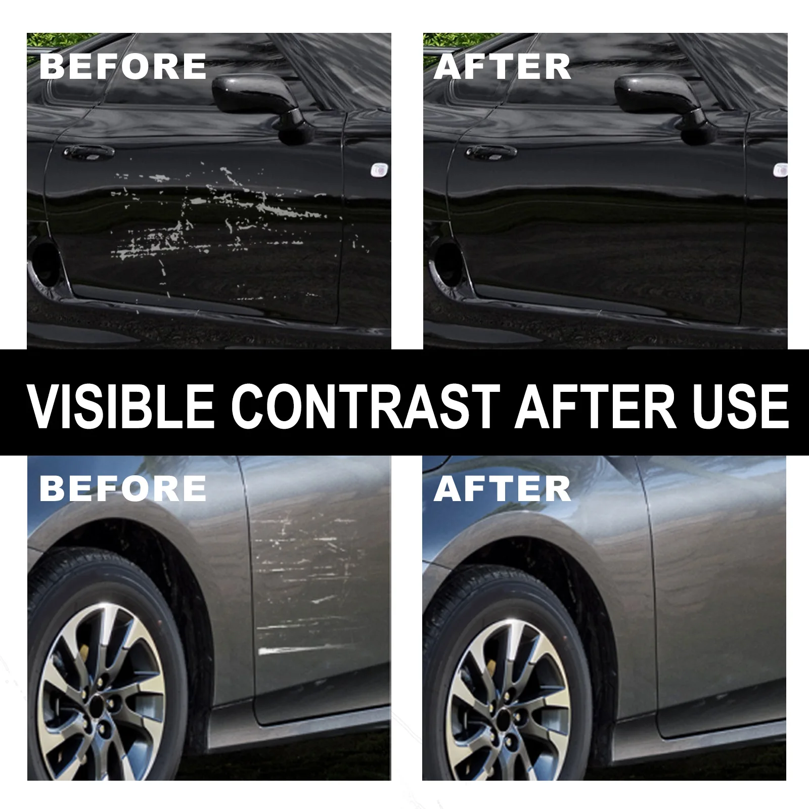 5PCS Car Scratch Remover Cloth Paint Scratch Removal Car Scratch Repair Kit for Repairing Car Light Car Repair Tool Accessories