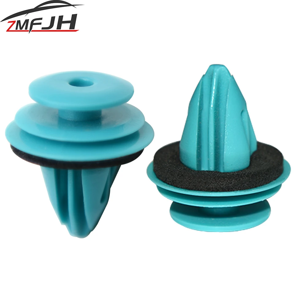 Green Plastic Rivets Auto Car Fastener For BMW 9mm Hole Interior Door Card Panel Trim Clips Retainer Rivets E60 E61 E39 E46 E52