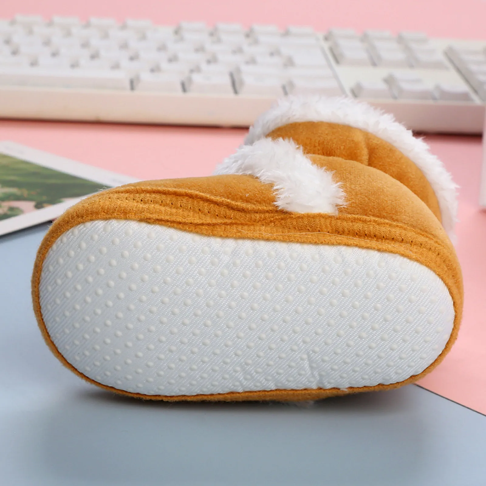 Newborn Toddler Warm Boots Winter First Walkers Baby Girls Boys Shoes Soft Sole Fur Snow Booties 2023 New High Quality Booties