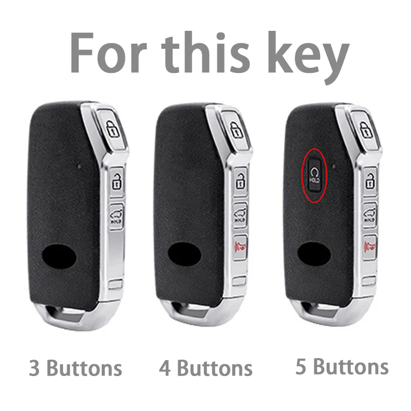 TPU 3 4 5 Buttons Car Key Case for Kia K3 KX3 KX7 K5 Sportage Carnival Mpv Smart Remote Key Cover K8 Key Shell Accessories