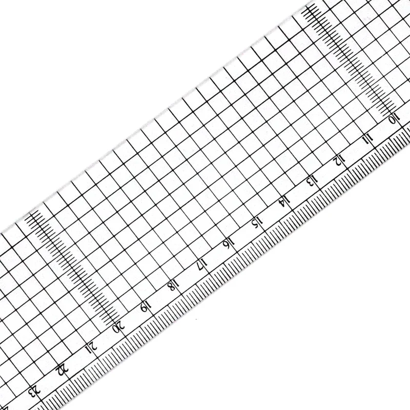 Ruler Board 20 30 50cm Students Writing Desk Pad PVC Grid Sewing Cutting Mats Drawing Clipboard Measuring Supplies