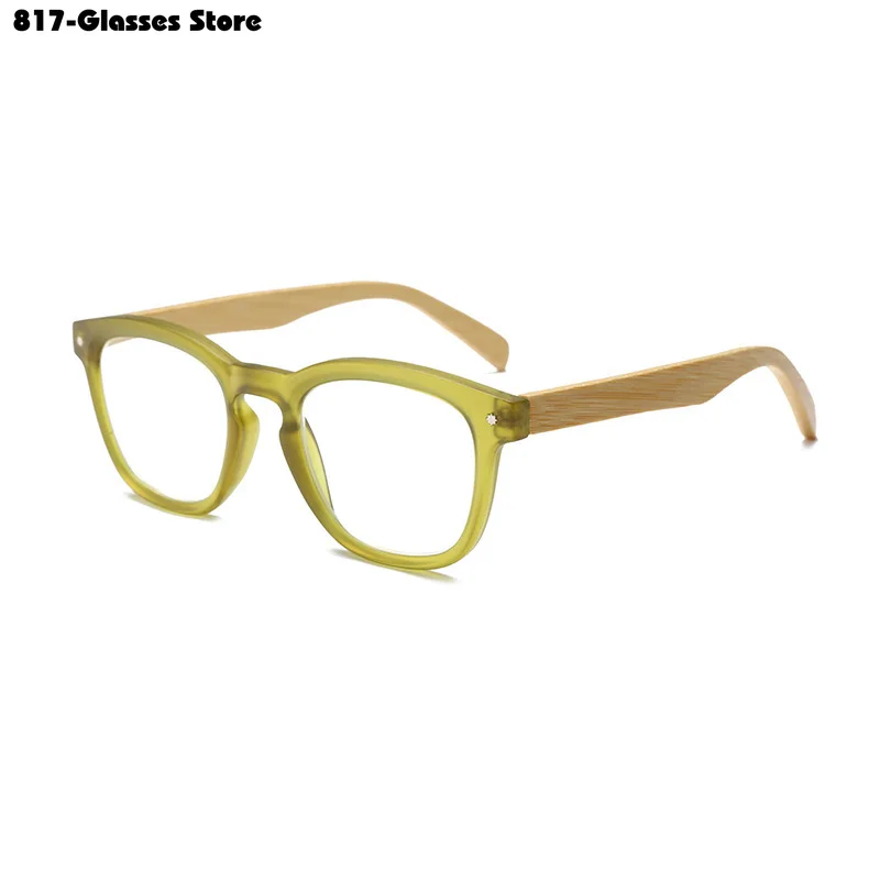 Reading Glasses for Women Bamboo Eyeglass Frame Presbyopic Glasses +1.0 To + 4.0