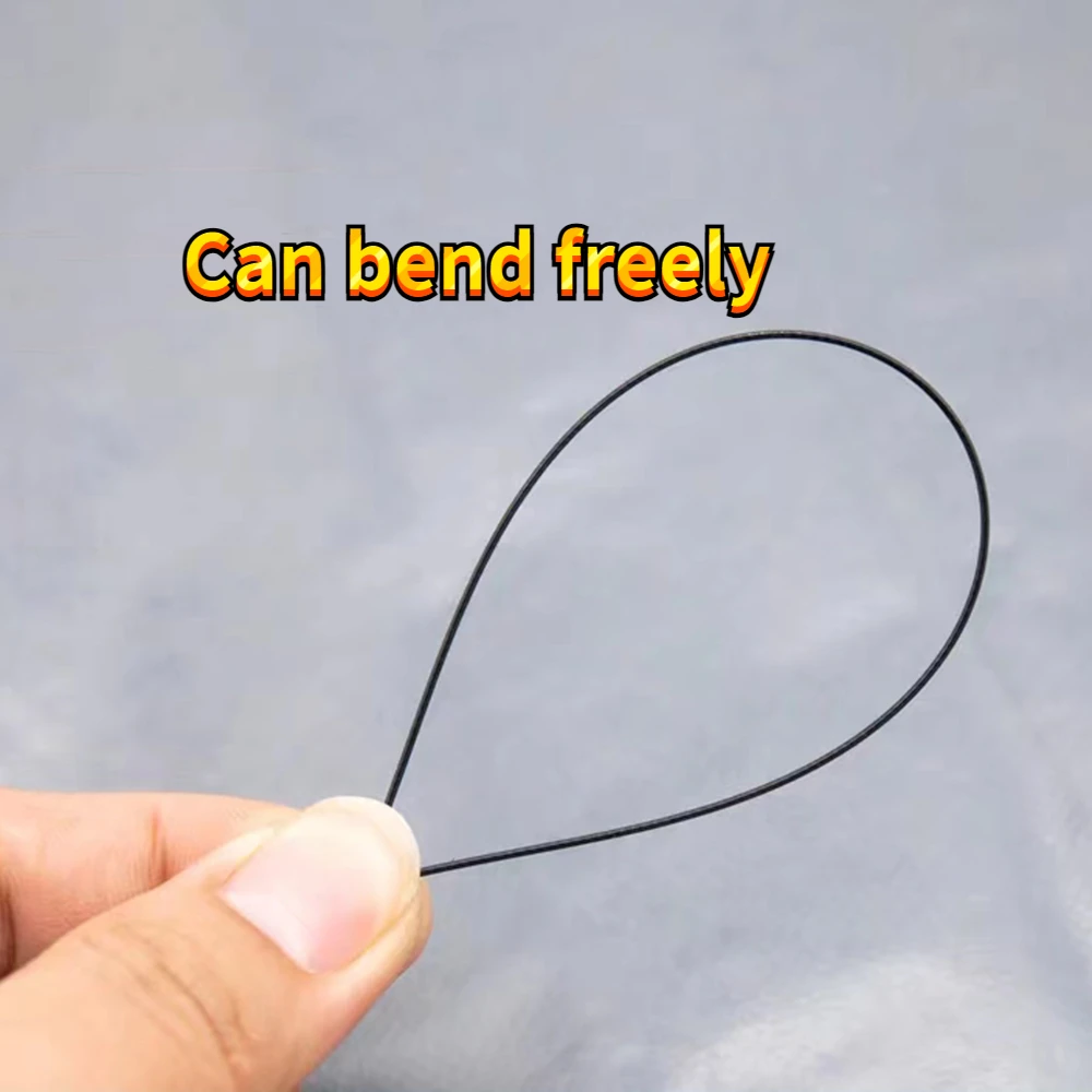 100cm Metal Wire Swivel Rope Shoe Rope Sneaker Shoe Laces Turnbuckle Repair Part Steel Wire Rope Original Firm No Tie Shoe Rope