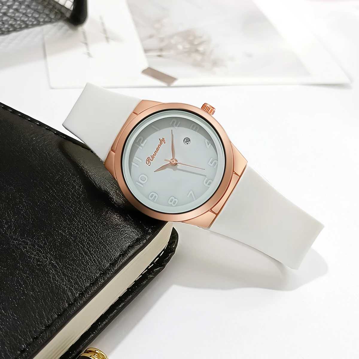 Women's Watches Brand Luxury Ladies Watch Calendar Silicone Strap Quartz Wristwatches Womens Clock Gift relojes de mujer